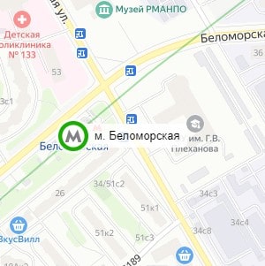 метро Беломорская