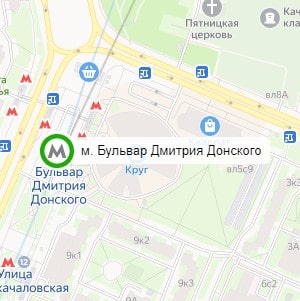 метро Бульвар Дмитрия Донского