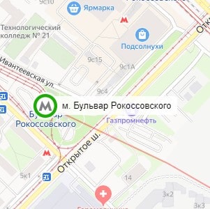 метро Бульвар Рокоссовского