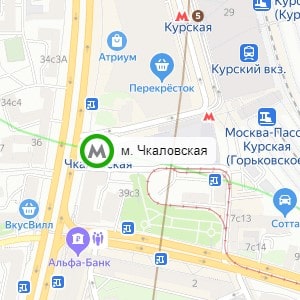 метро Чкаловская