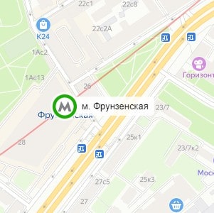 метро Фрунзенская