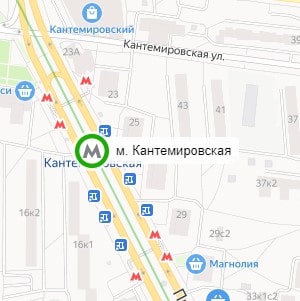 метро Кантемировская