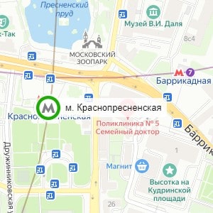 метро Краснопресненская