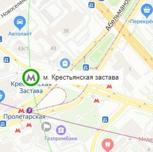 метро Крестьянская застава