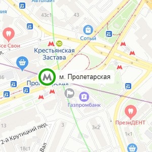 метро Пролетарская