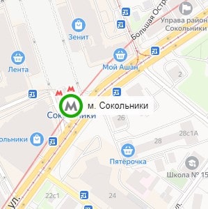 метро Сокольники